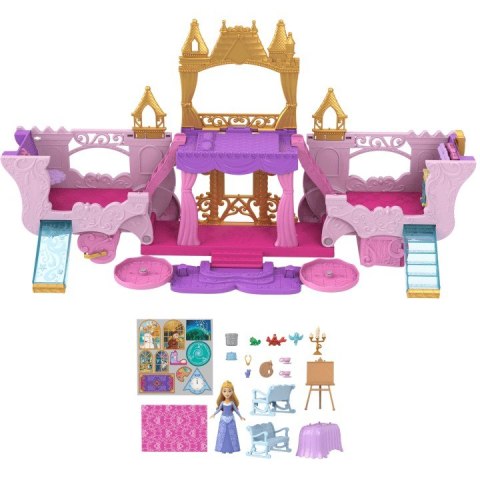 Zestaw figurek Księżniczka Disneya Karoca-Zamek 2w1 Mattel Zestaw figurek Księżniczka Disneya Karoca-Zamek 2w1 Mattel