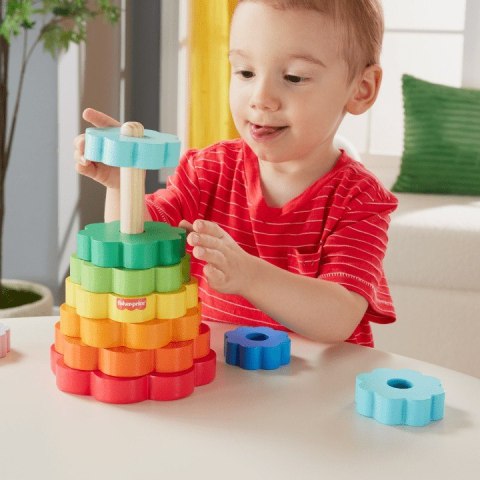 Drewniana piramidka Fisher Price Drewniana piramidka Fisher Price