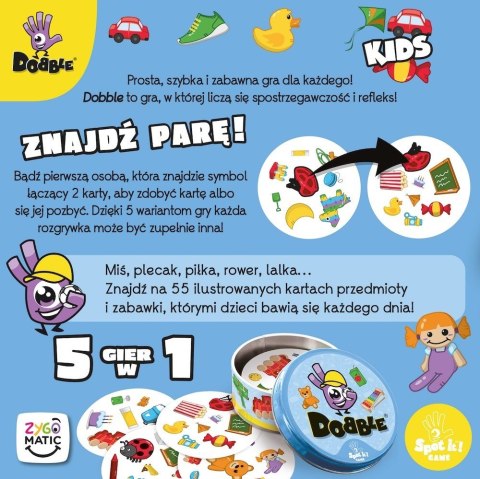 Gra Dobble Kids (Eco) Rebel Gra Dobble Kids (Eco) Rebel