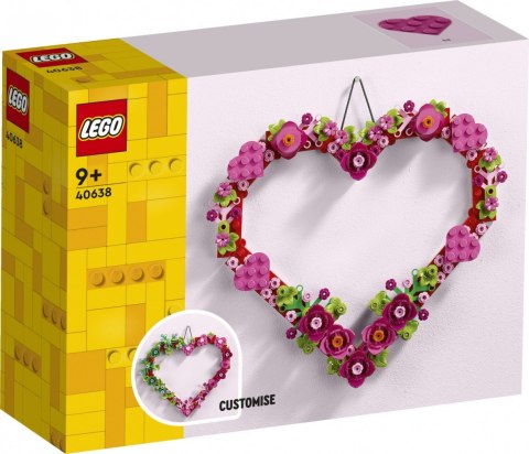 Klocki 40638 Ozdoba w kształcie serca LEGO Klocki 40638 Ozdoba w kształcie serca LEGO
