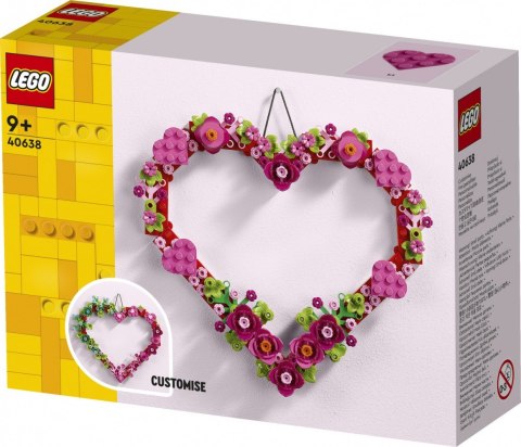 Klocki 40638 Ozdoba w kształcie serca LEGO Klocki 40638 Ozdoba w kształcie serca LEGO