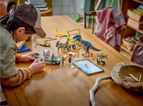 Klocki Jurassic World 76966 Dinomisje: ciężarówka do transportu allozaura LEGO Klocki Jurassic World 76966 Dinomisje: ciężarówka do transportu allozaura LEGO