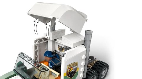 Klocki Jurassic World 76966 Dinomisje: ciężarówka do transportu allozaura LEGO Klocki Jurassic World 76966 Dinomisje: ciężarówka do transportu allozaura LEGO