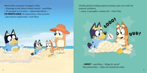 Książeczka Bluey. Plaża. Moja czytanka Harper Collins Książeczka Bluey. Plaża. Moja czytanka Harper Collins