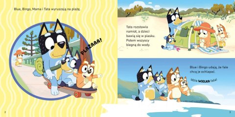 Książeczka Bluey. Plaża. Moja czytanka Harper Collins Książeczka Bluey. Plaża. Moja czytanka Harper Collins