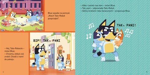Książeczka Bluey. Tato-robot. Moja czytanka Harper Collins Książeczka Bluey. Tato-robot. Moja czytanka Harper Collins