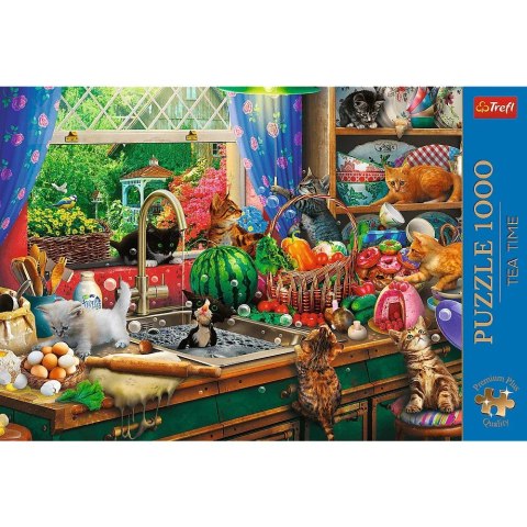 Puzzle 1000 elementów Premium Plus Kociaki rozrabiaki Trefl Puzzle 1000 elementów Premium Plus Kociaki rozrabiaki Trefl