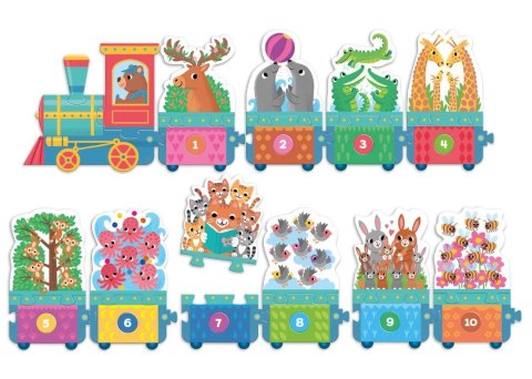 Puzzle Maxi układanka z dziurkami Ciuchcia Granna Puzzle Maxi układanka z dziurkami Ciuchcia Granna