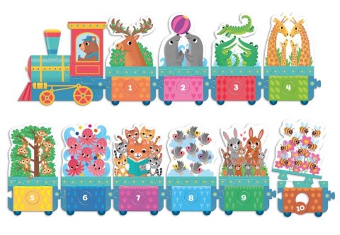 Puzzle Maxi układanka z dziurkami Ciuchcia Granna Puzzle Maxi układanka z dziurkami Ciuchcia Granna