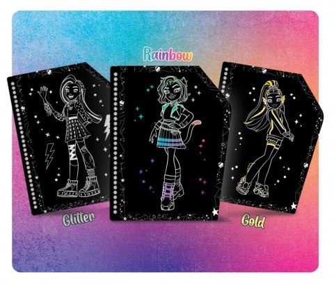 Zdrapywanka Sketchbook Scratch reveal Monster High Forever Friends Lisciani Zdrapywanka Sketchbook Scratch reveal Monster High Forever Friends Lisciani