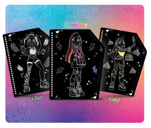Zdrapywanka Sketchbook Scratch reveal Monster High Lisciani Zdrapywanka Sketchbook Scratch reveal Monster High Lisciani