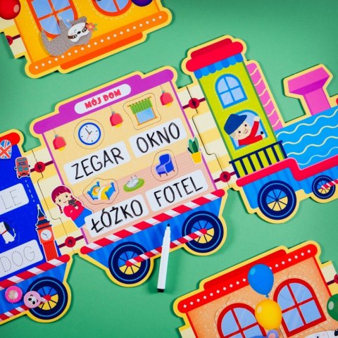 Zestaw Carotina - Pociąg z grami Lisciani Zestaw Carotina - Pociąg z grami Lisciani
