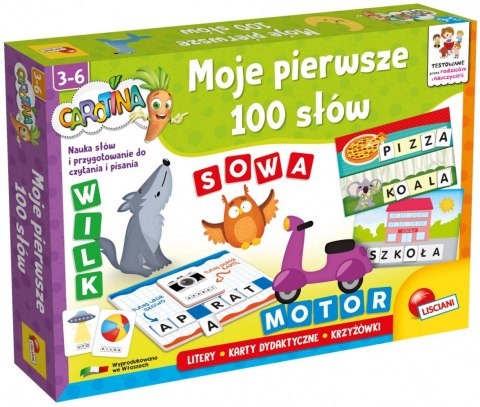 Zestaw edukacyjny Carotina Moje pierwsze 100 słów Lisciani Zestaw edukacyjny Carotina Moje pierwsze 100 słów Lisciani