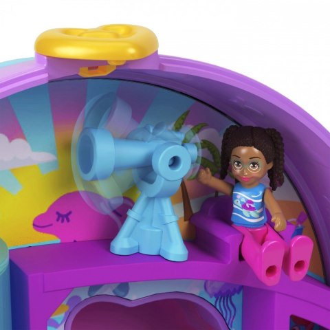 Zestaw figurek Polly Pocket Akwarium Delfina Zestaw kompaktowy Mattel Zestaw figurek Polly Pocket Akwarium Delfina Zestaw kompaktowy Mattel