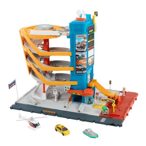 Zestaw z parkingiem i pojazdami Action Drivers Mattel Zestaw z parkingiem i pojazdami Action Drivers Mattel