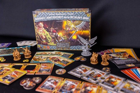 Gra Massive Darkness 2: Bardowie i Konstruktorzy kontra Metalowy Anioł - Dodatek Portal Games Gra Massive Darkness 2: Bardowie i Konstruktorzy kontra Metalowy Anioł - Dodatek Portal Games