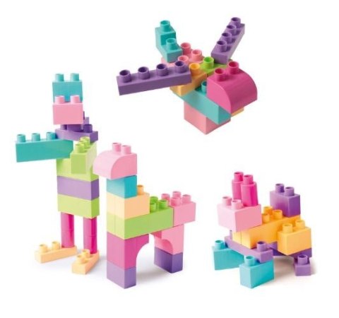 Klocki Kids Blocks 50 elementów różowe Wader Klocki Kids Blocks 50 elementów różowe Wader