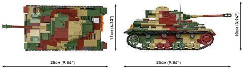 Klocki WWII PZKPFW IV AUSF.G 1107 klocków Cobi Klocki Klocki WWII PZKPFW IV AUSF.G 1107 klocków Cobi Klocki
