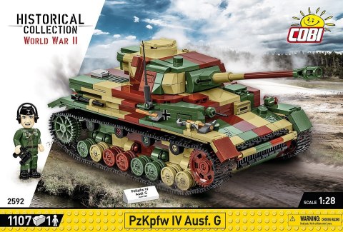 Klocki WWII PZKPFW IV AUSF.G 1107 klocków Cobi Klocki Klocki WWII PZKPFW IV AUSF.G 1107 klocków Cobi Klocki