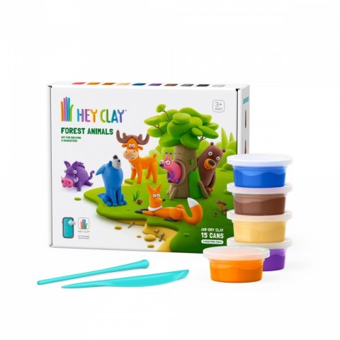 Masa plastyczna Hey Clay Zestaw Zwierzęta leśne Tm Toys Masa plastyczna Hey Clay Zestaw Zwierzęta leśne Tm Toys