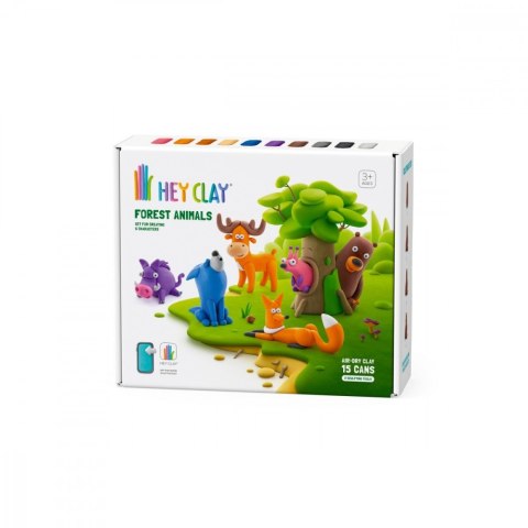 Masa plastyczna Hey Clay Zestaw Zwierzęta leśne Tm Toys Masa plastyczna Hey Clay Zestaw Zwierzęta leśne Tm Toys