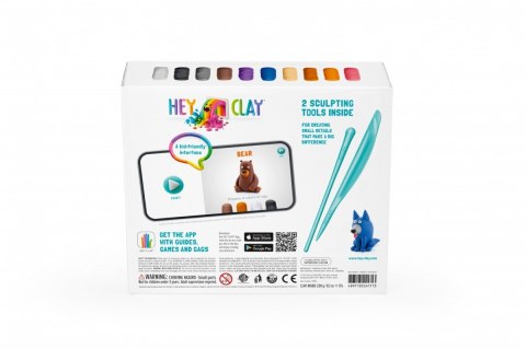 Masa plastyczna Hey Clay Zestaw Zwierzęta leśne Tm Toys Masa plastyczna Hey Clay Zestaw Zwierzęta leśne Tm Toys