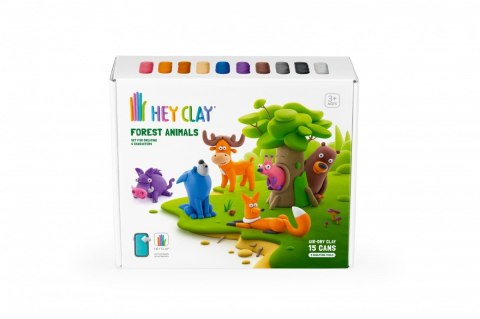 Masa plastyczna Hey Clay Zestaw Zwierzęta leśne Tm Toys Masa plastyczna Hey Clay Zestaw Zwierzęta leśne Tm Toys