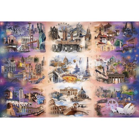 Puzzle 13500 elementów Cities Beyond the Clouds Trefl Puzzle 13500 elementów Cities Beyond the Clouds Trefl