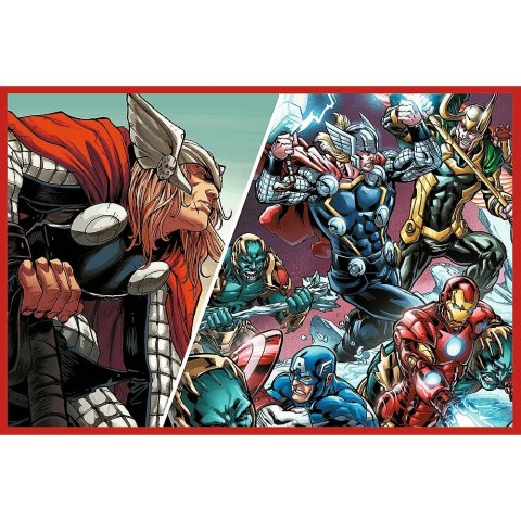 Puzzle 2x200 elementów Obrońcy świata Avengers Marvel Trefl Puzzle 2x200 elementów Obrońcy świata Avengers Marvel Trefl