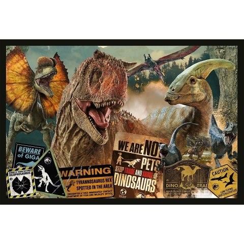 Puzzle 2x200 elementów Prehistoryczny świat Park Jurajski Trefl Puzzle 2x200 elementów Prehistoryczny świat Park Jurajski Trefl