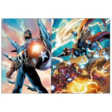 Puzzle 4x250 elementów Bohaterskie dni Avengers Trefl Puzzle 4x250 elementów Bohaterskie dni Avengers Trefl