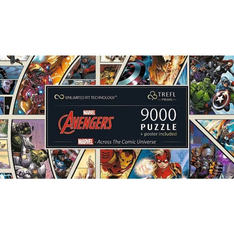 Puzzle 9000 elementów Marvel Across the Comic Universe Trefl Puzzle 9000 elementów Marvel Across the Comic Universe Trefl