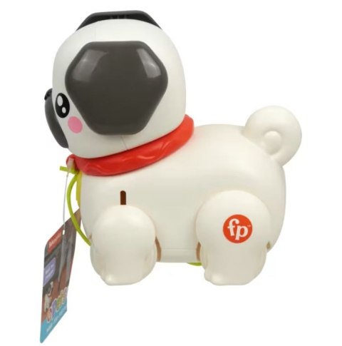 Figurka Pets Spacerowy piesek mopsik Fisher Price Figurka Pets Spacerowy piesek mopsik Fisher Price