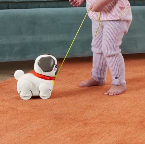 Figurka Pets Spacerowy piesek mopsik Fisher Price Figurka Pets Spacerowy piesek mopsik Fisher Price