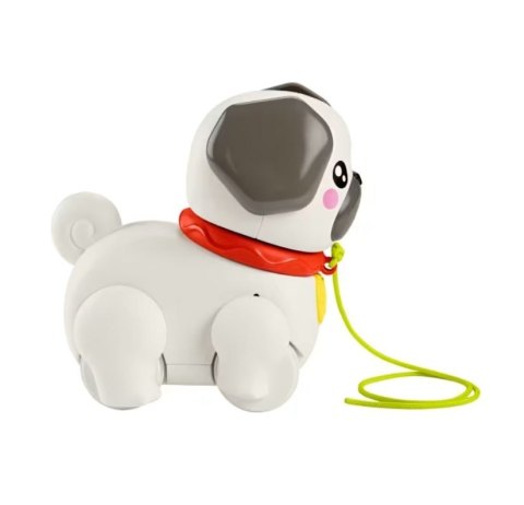 Figurka Pets Spacerowy piesek mopsik Fisher Price Figurka Pets Spacerowy piesek mopsik Fisher Price