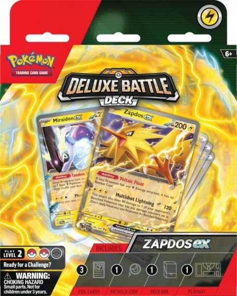 Karty Deluxe Battle Deck Zapdos ex Pokemon TCG Karty Deluxe Battle Deck Zapdos ex Pokemon TCG