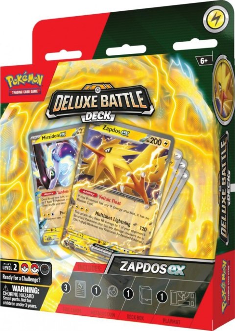 Karty Deluxe Battle Deck Zapdos ex Pokemon TCG Karty Deluxe Battle Deck Zapdos ex Pokemon TCG