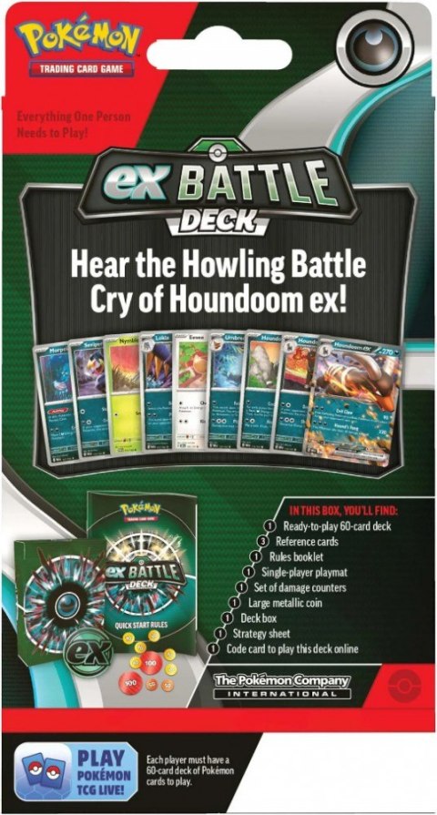 Karty Ex Battle Deck Houndoom Ex Pokemon TCG Karty Ex Battle Deck Houndoom Ex Pokemon TCG