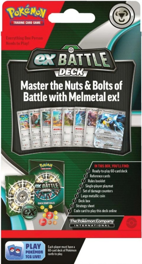 Karty Ex Battle Deck Melmetal ex Pokemon TCG Karty Ex Battle Deck Melmetal ex Pokemon TCG