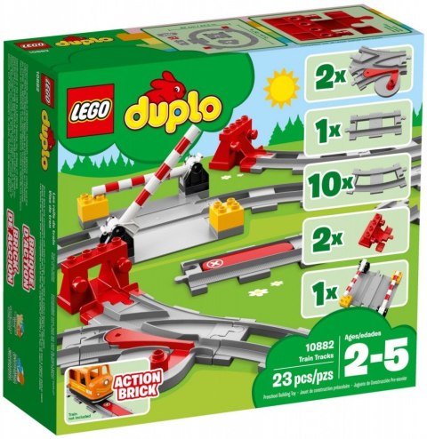 Klocki DUPLO 10882 Tory kolejowe LEGO Klocki DUPLO 10882 Tory kolejowe LEGO