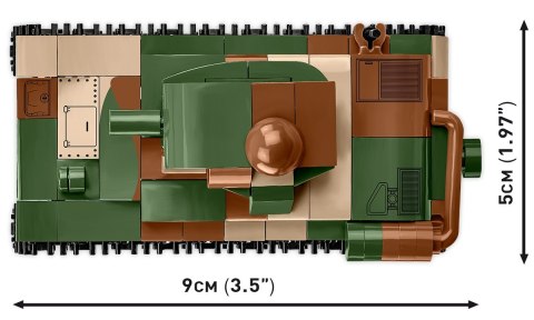 Klocki WWII Renault R-35 258 klocków Cobi Klocki Klocki WWII Renault R-35 258 klocków Cobi Klocki