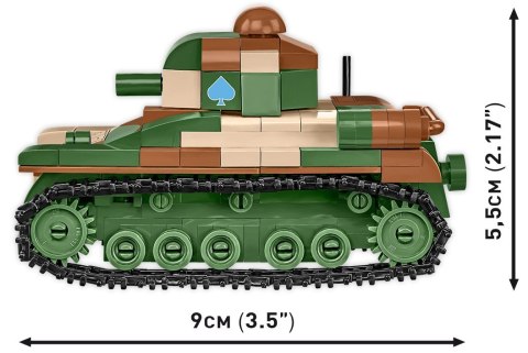 Klocki WWII Renault R-35 258 klocków Cobi Klocki Klocki WWII Renault R-35 258 klocków Cobi Klocki