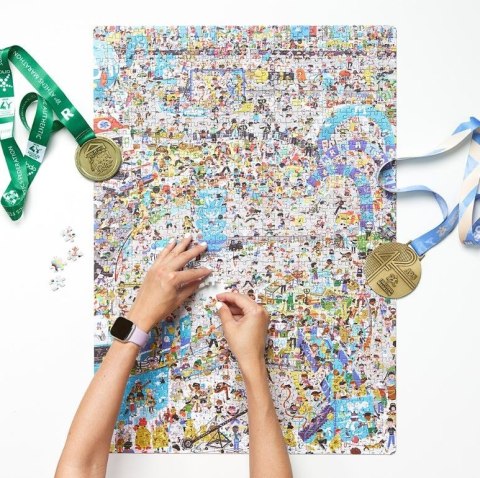 Puzzle Puzzlove Maraton 42,195 km 1000 elementów CzuCzu Puzzle Puzzlove Maraton 42,195 km 1000 elementów CzuCzu