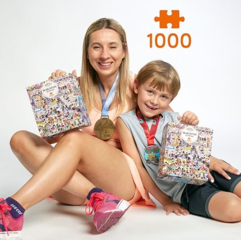 Puzzle Puzzlove Maraton 42,195 km 1000 elementów CzuCzu Puzzle Puzzlove Maraton 42,195 km 1000 elementów CzuCzu