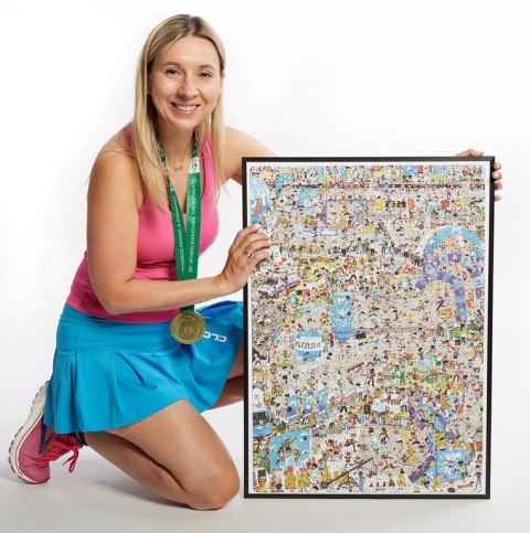 Puzzle Puzzlove Maraton 42,195 km 1000 elementów CzuCzu Puzzle Puzzlove Maraton 42,195 km 1000 elementów CzuCzu