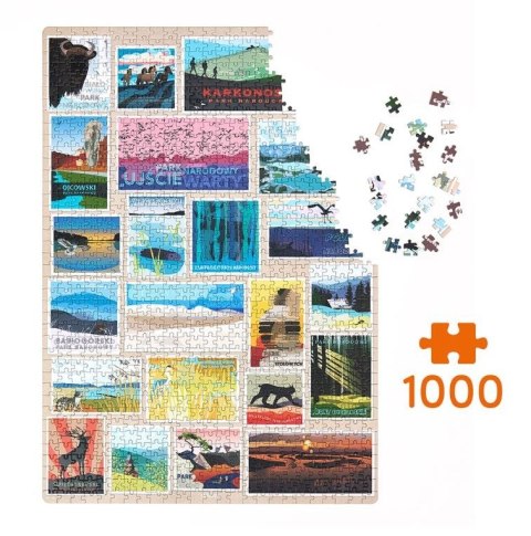Puzzle Puzzlove Polskie Parki Narodowe 1000 elementów CzuCzu Puzzle Puzzlove Polskie Parki Narodowe 1000 elementów CzuCzu