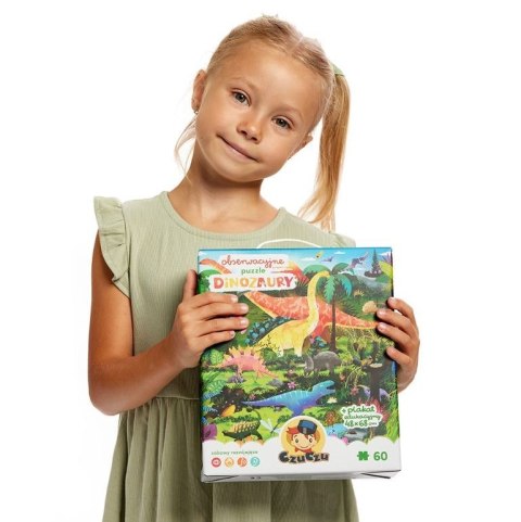 Puzzle obserwacyjne - Dinozaury CzuCzu Puzzle obserwacyjne - Dinozaury CzuCzu