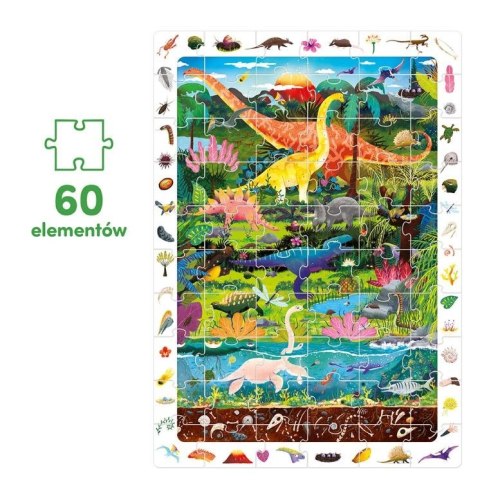Puzzle obserwacyjne - Dinozaury CzuCzu Puzzle obserwacyjne - Dinozaury CzuCzu