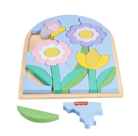Układanka drewniana Kwiaty Fisher Price Układanka drewniana Kwiaty Fisher Price