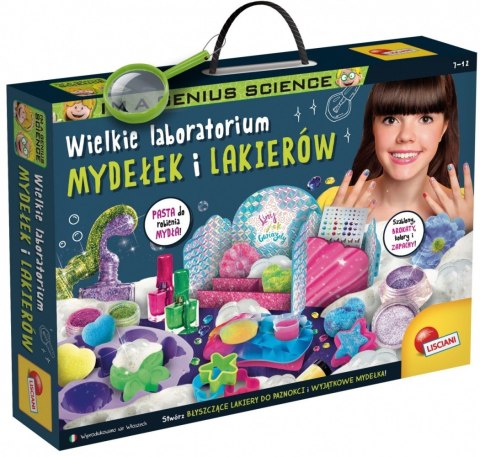 Zestaw naukowy IM A Genius - Wiekie laboratorium mydełek Lisciani Zestaw naukowy IM A Genius - Wiekie laboratorium mydełek Lisciani